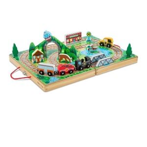 Melissa and Doug Wooden Train Set